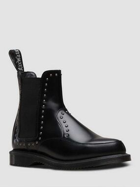 Dr Martens Aimelya Black Stud Chelsea Boot